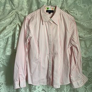 💥Jones New York button down shirt size large